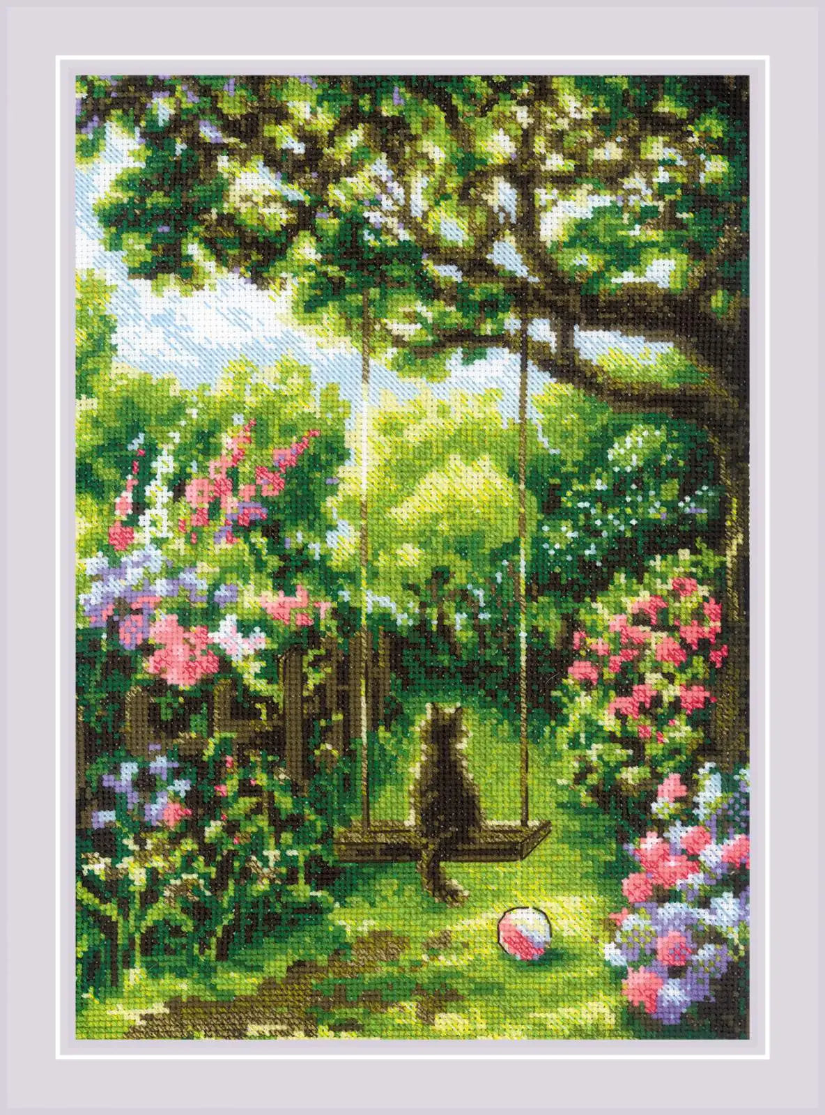 Garden Swing - Cross Stitch Kit