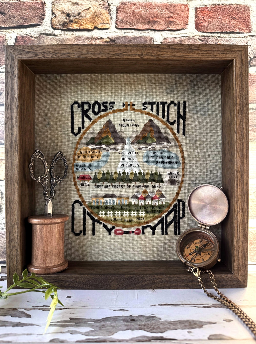 Cross Stitch City Map