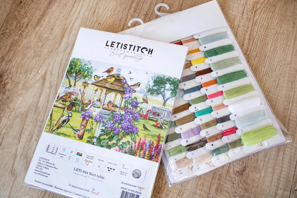 Bird Table - Cross Stitch Kit
