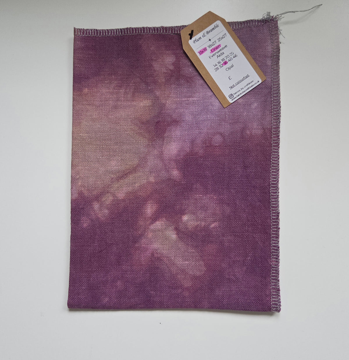 Plum & Bramble - 36ct Linen - 13x18