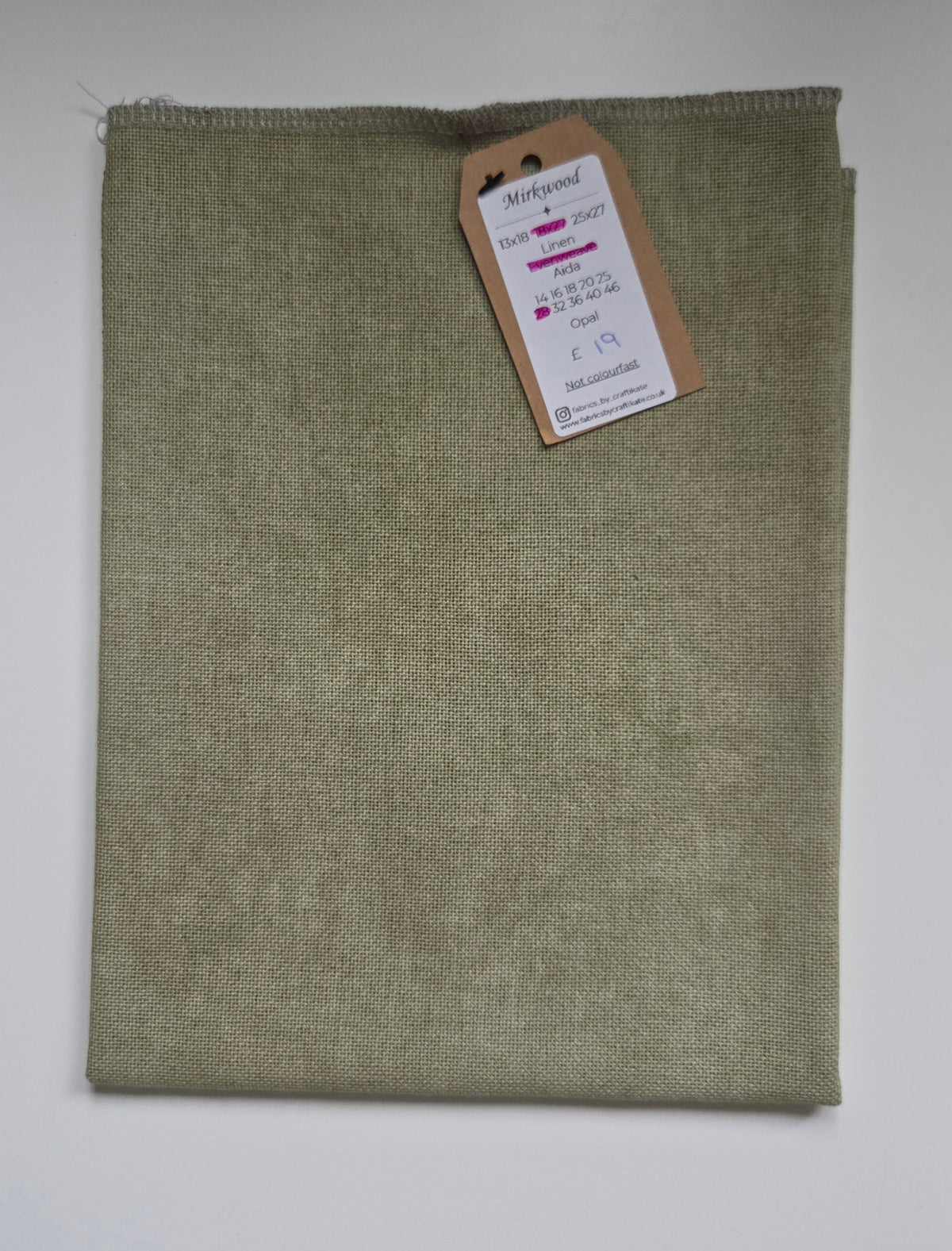 Mirkwood - 28ct Evenweave - 18x27