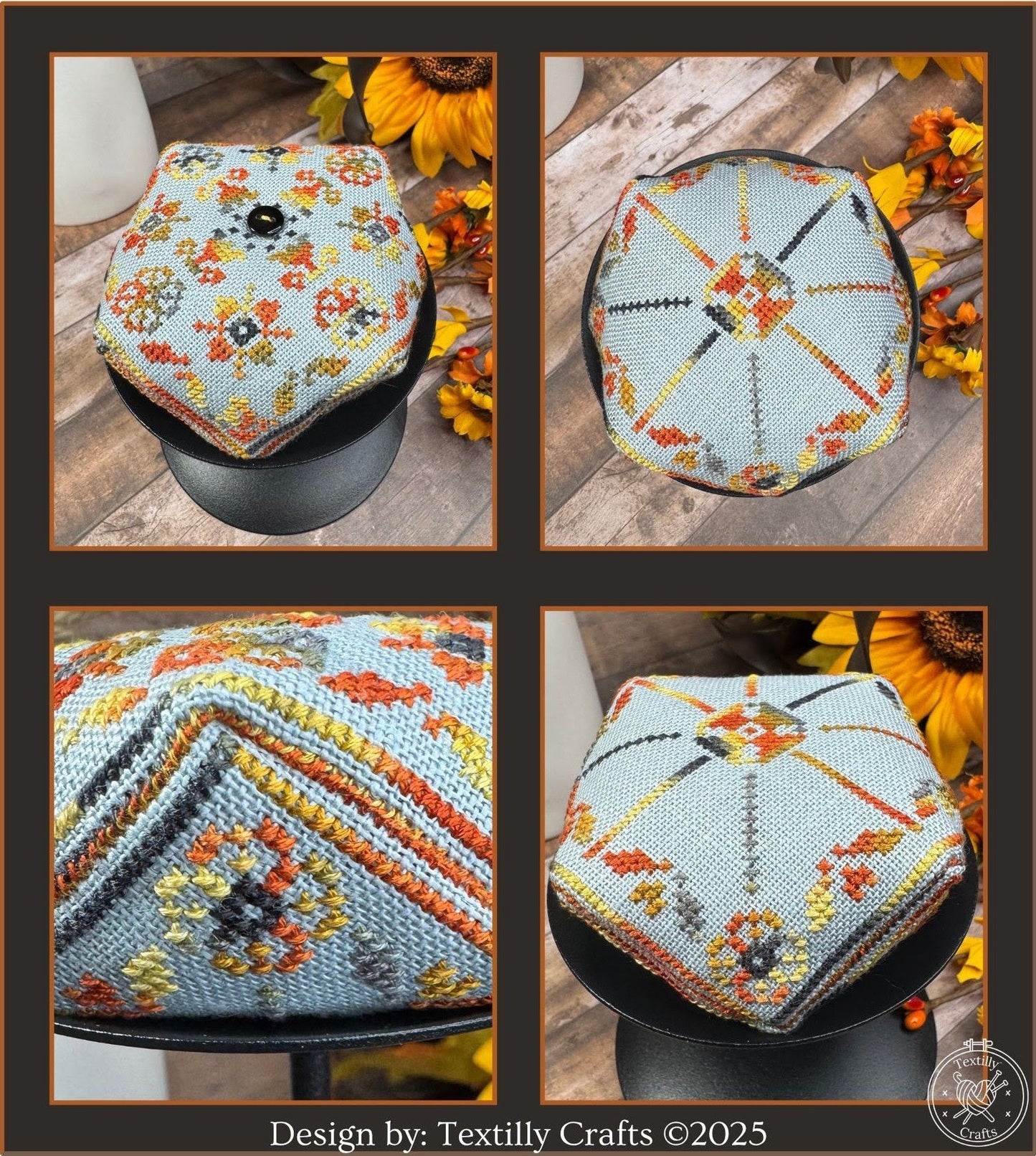 Harvest Hearth Biscornu