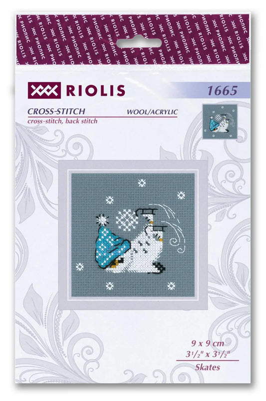 Skates - Cross Stitch Kit