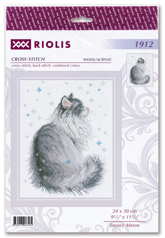 Snowy Meow - Cross Stitch Kit