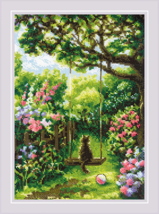 Garden Swing - Cross Stitch Kit