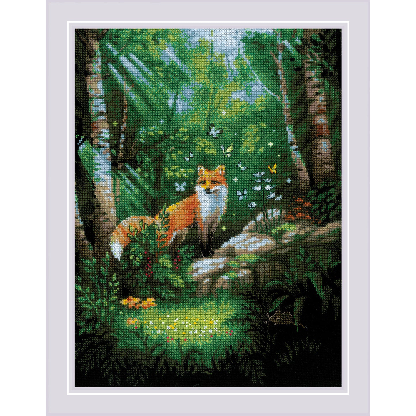 Fox in the Forest - Cross Stitch Kit