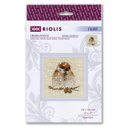 Sparrow - Cross Stitch Kit