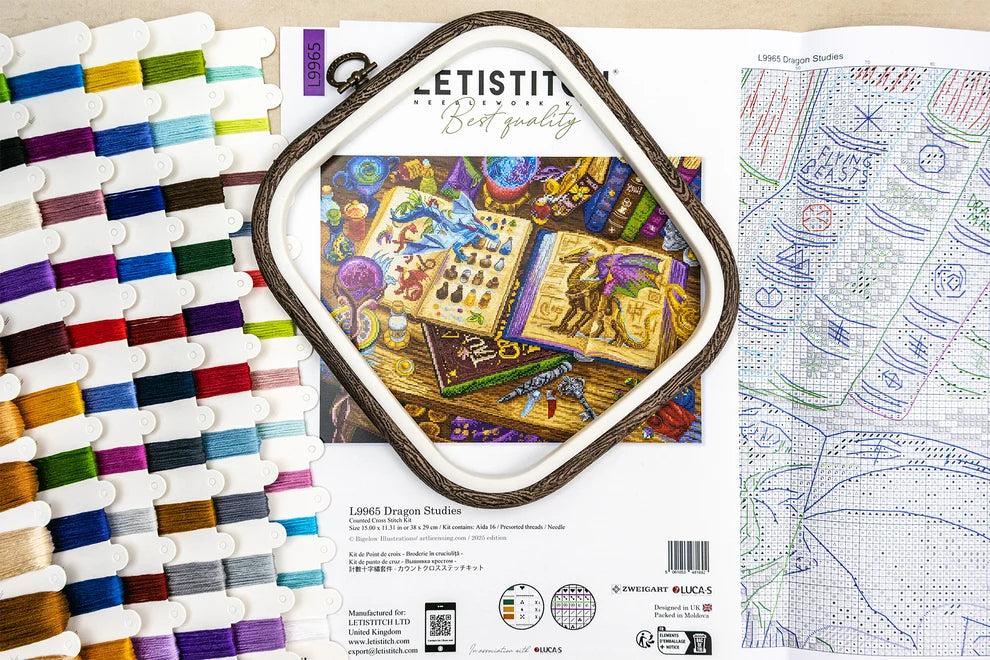 Dragon Studies - Cross Stitch Kit