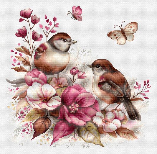 The Birds - Spring - Cross Stitch Kit