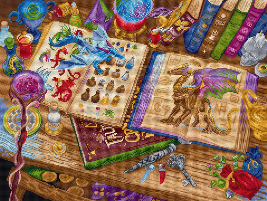 Dragon Studies - Cross Stitch Kit