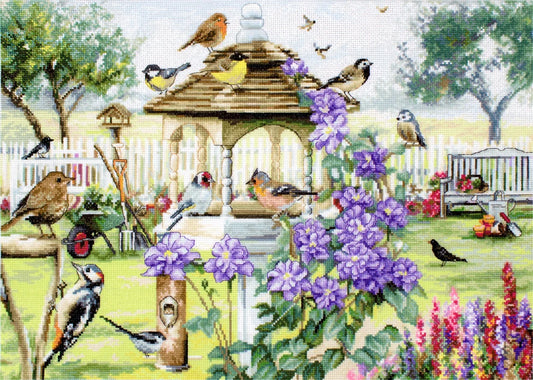 Bird Table - Cross Stitch Kit