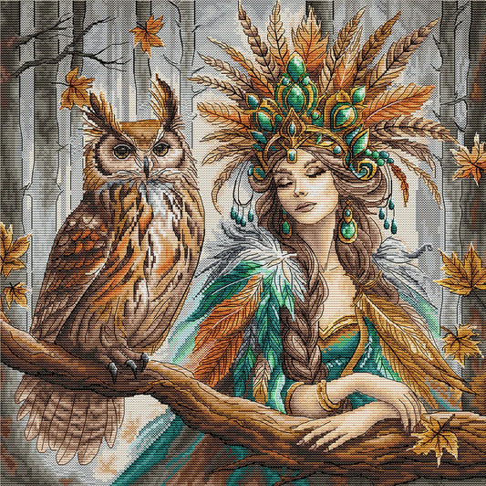 The Queen of the Forest - Cross Stitch Kit