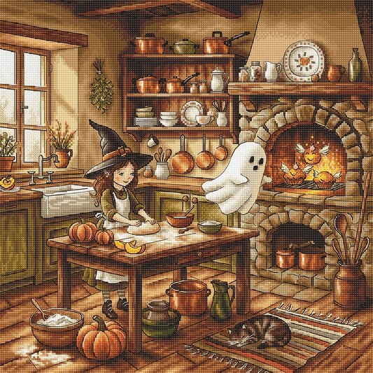 Magical Autumn Kitchen - Cross Stitch Kit