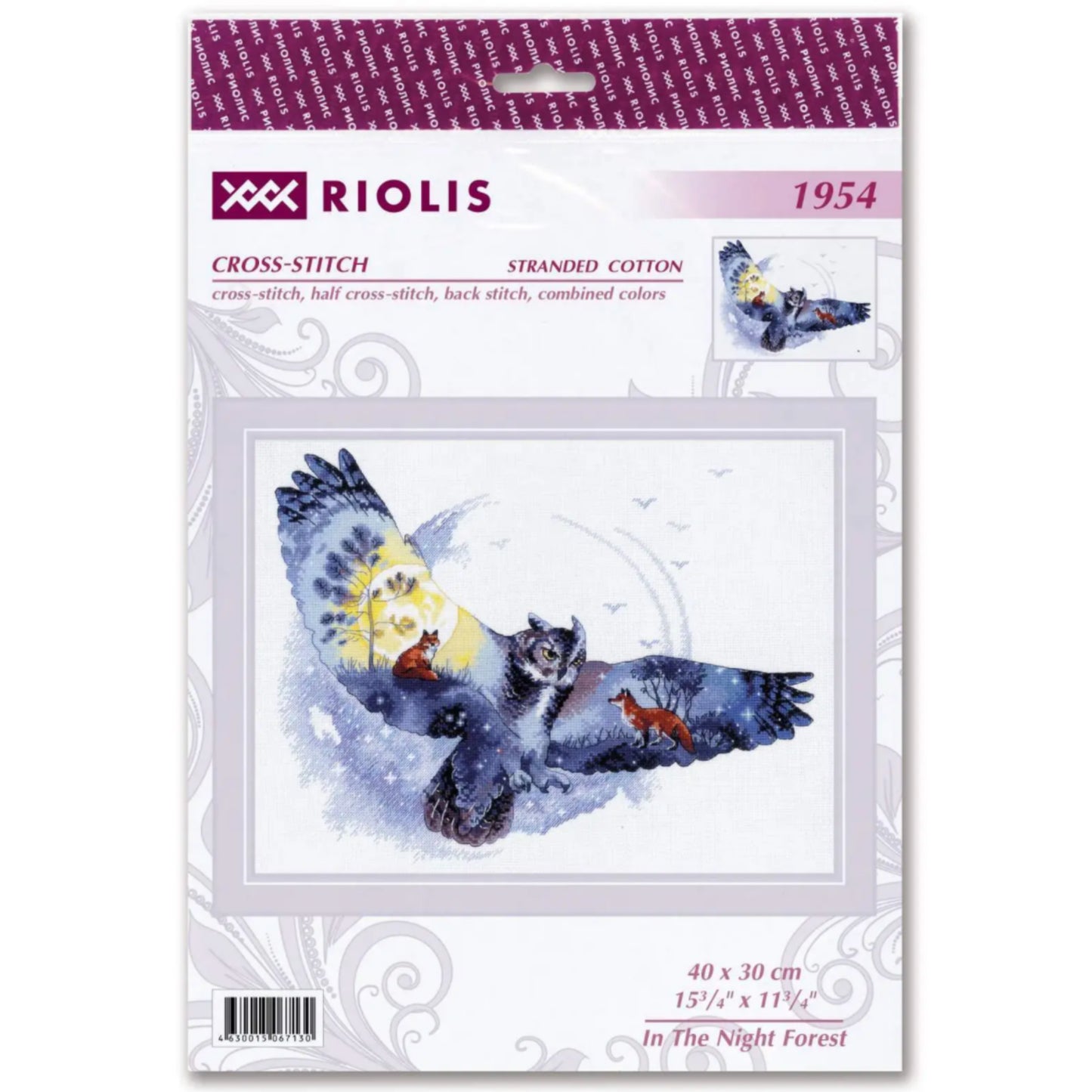 In the Night Forest - Cross Stitch Kit