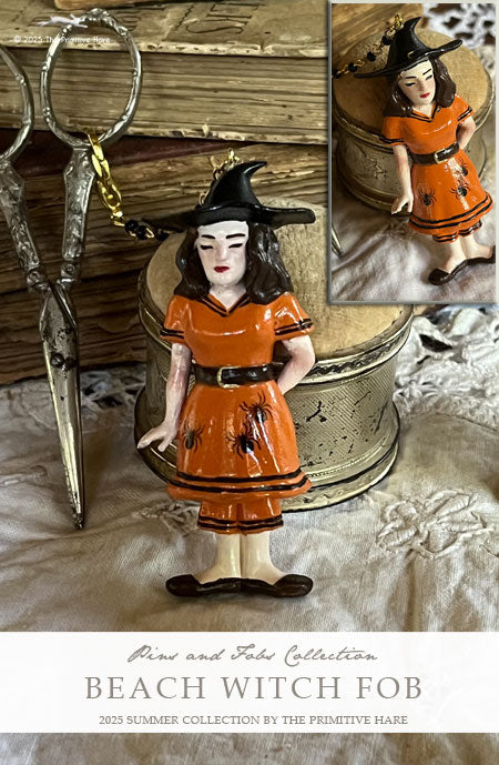 Beach Witch Scissor Fob