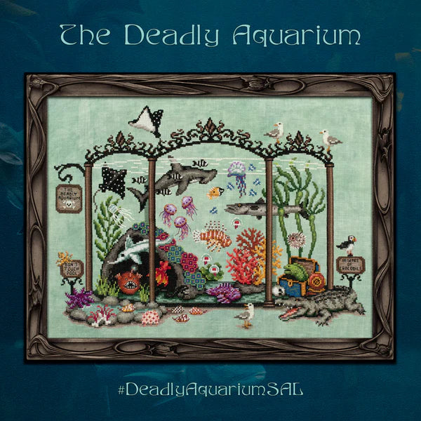 Lola Crow Cross Stitch - The Deadly Aquarium