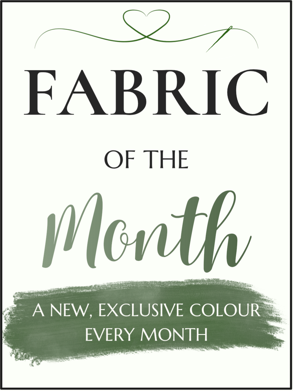 CraftiKate Fabric of the Month