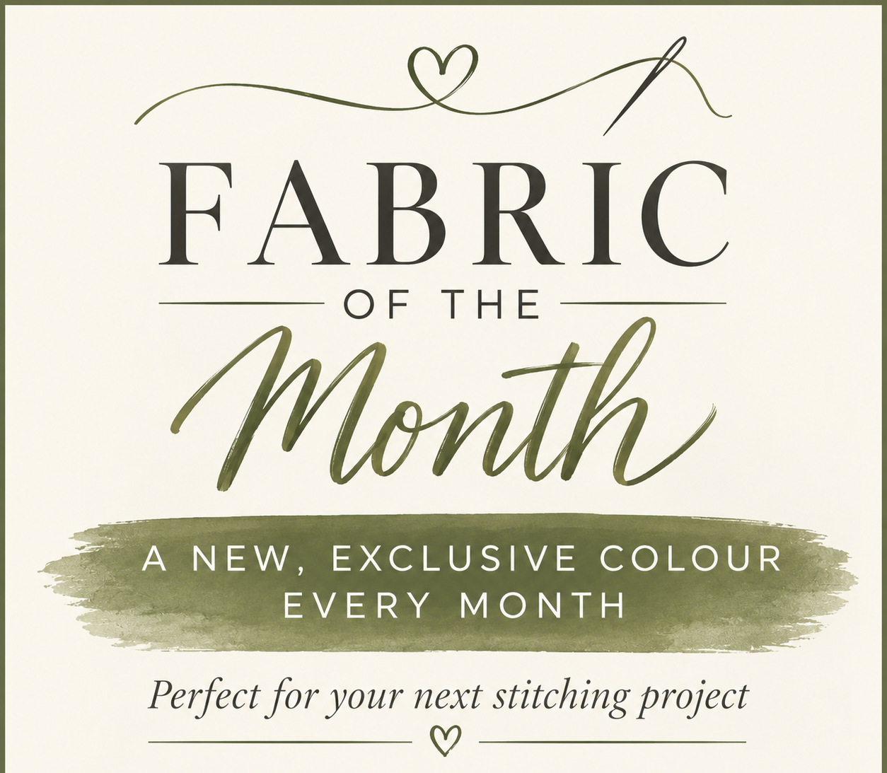 CraftiKate Fabric of the Month
