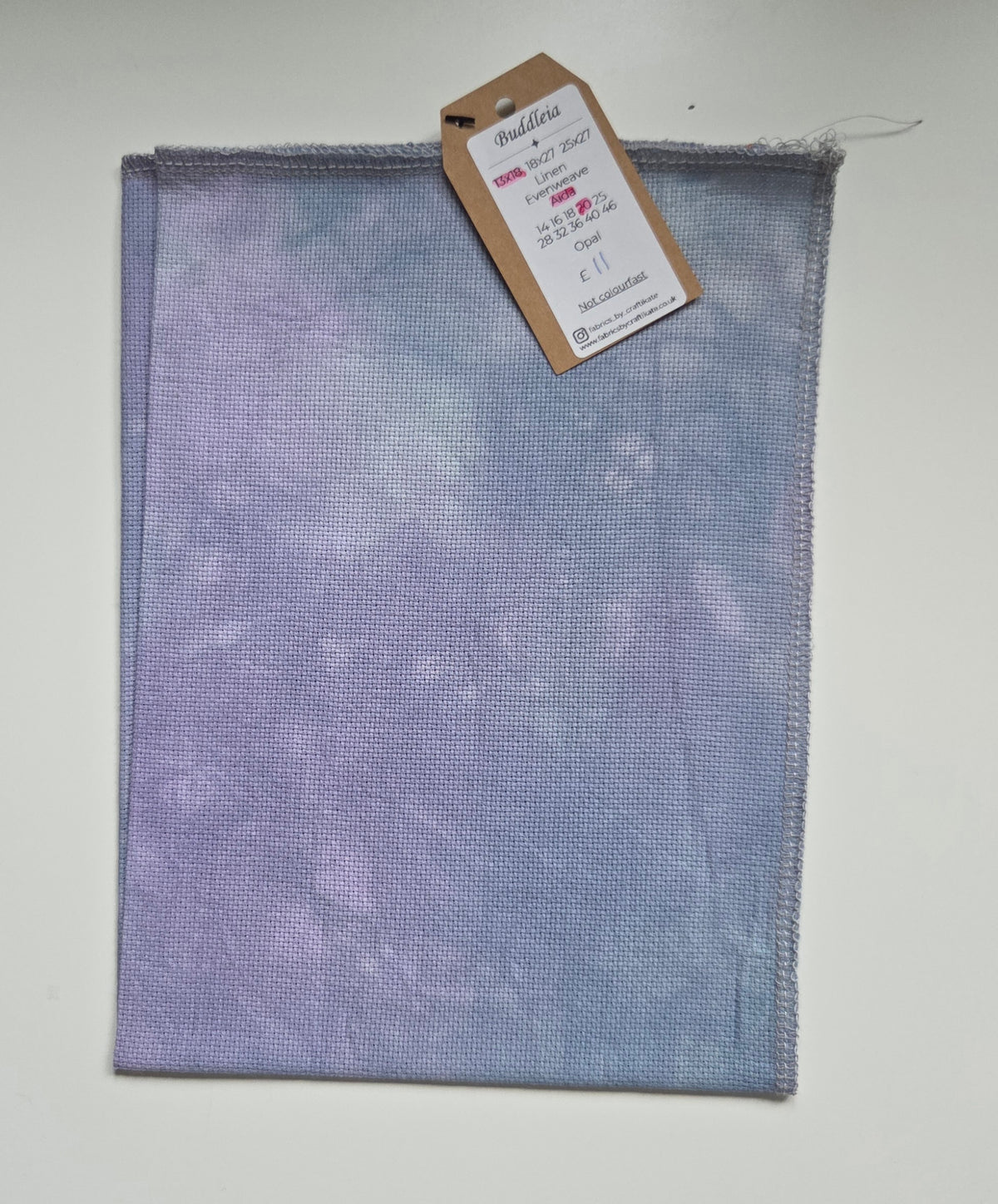Buddleia - 20ct Aida - 13x18