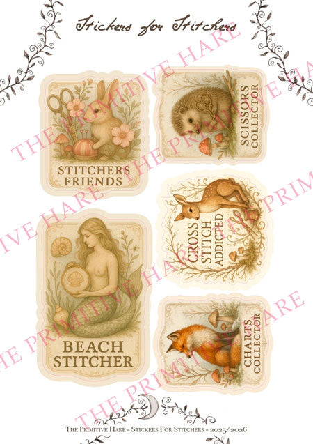 Stickers for Stitchers: Summer/Fall Edition
