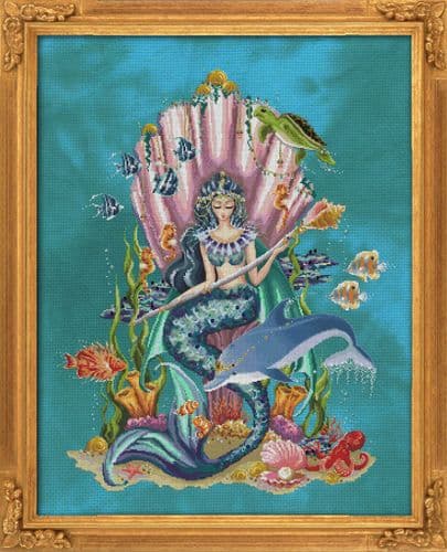 Bella Filipina Amphitrite Queen Goddess of the Sea - Printed Chart