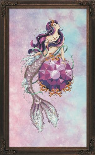 Bella Filipina Mermaid Treasures Amethyst - Printed Chart